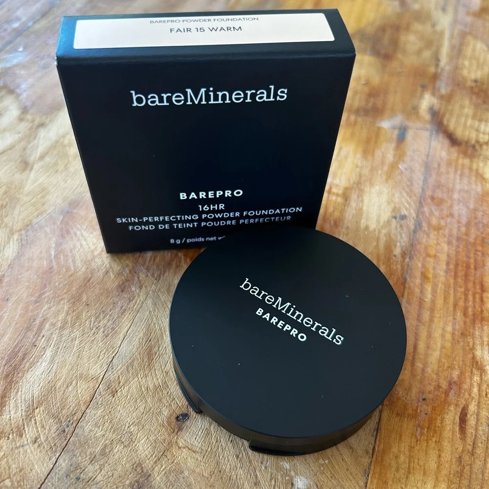 Bareminerals 16 Hour Skin Perfecting Powder Foundation Fair Warm